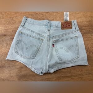 Levi's Light Wash Denim Cutoff Shorts